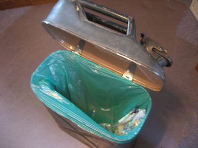 汽油桶改造DIY家用垃圾筒