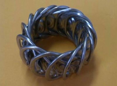 易拉罐拉环环形小铁圈编织方法