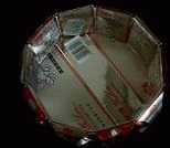 废物利用空香烟盒拼成收纳盒
