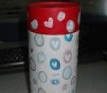 空茶叶罐为小孩子做的一个实用存钱罐
