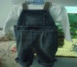 旧牛仔裤改造，DIY自制儿童背袋裤