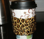 废物利用制作咖啡杯隔热套