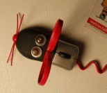 用废鼠标DIY个性冰箱磁吸