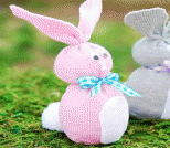 单子袜子DIY可爱小兔