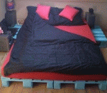 怎么组装物流托盘做双人床