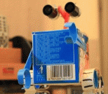 教你如何利用废品做履带式机器人模型