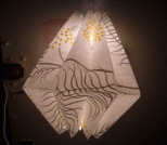 如何利用舊包裝紙做家庭紙藝燈罩