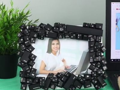 DIY键盘按键个性相框