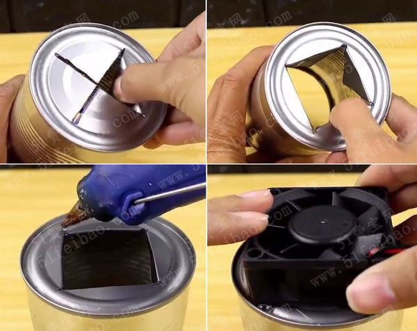 自制小功率取暖电热风扇