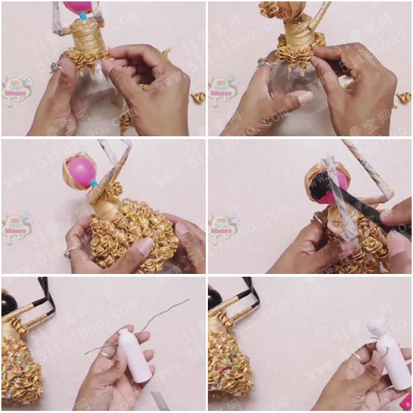 DIY方法，母亲节的创意工艺人偶制作教程