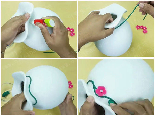 用气球作为模具DIY漂亮的水泥艺术花瓶