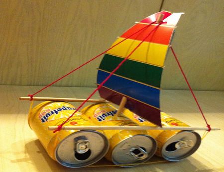 兒童手工課：做一艘可以浮水的帆船