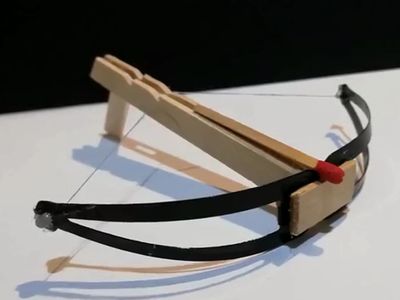自制发夹十字弓DIY做法