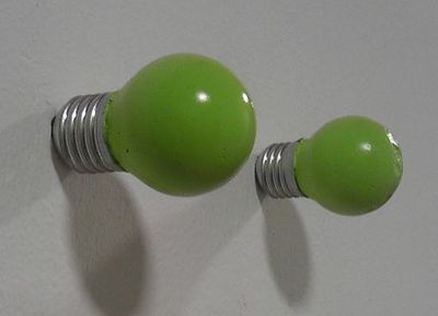 创意废灯泡diy水泥模具挂衣钩