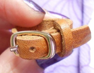 如何利用舊皮帶做飾物戒指