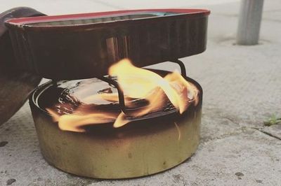 怎么做石蜡便携式盒装应急野外火炉