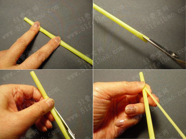 饮料吸管编织教程旧吸管手工制作手编鲤鱼教程