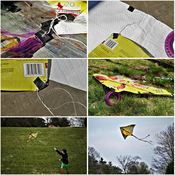教你利用塑料袋做一个DIY风筝