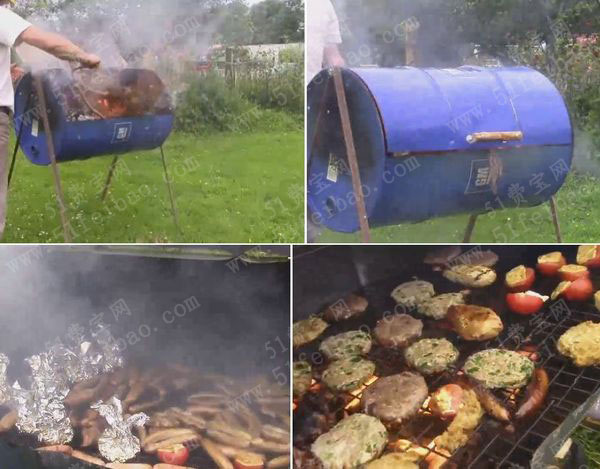 这种自制烧烤炉占用地方不多,对于家里有私人庭院的农村自建房朋友大