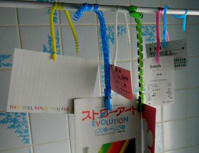 使用废吸管做小蛇memo便签夹