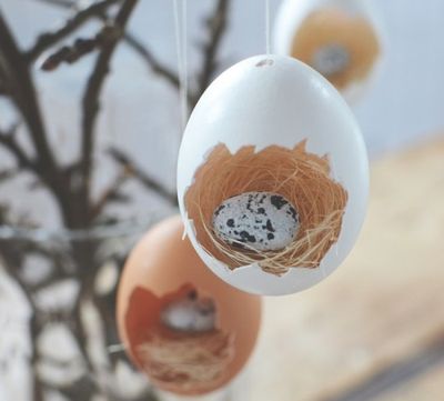 蛋中蛋复活节创意吊饰作品做法