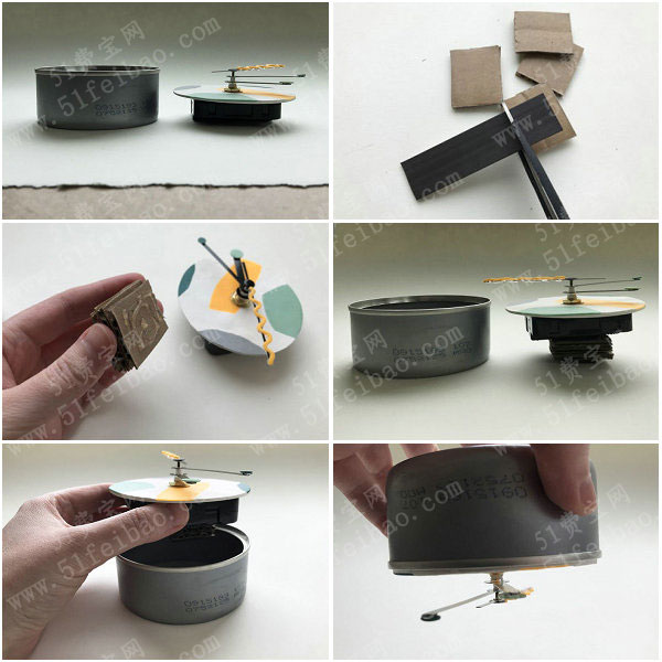 废罐头盒的利用小创意，DIY潮流单品个性时钟