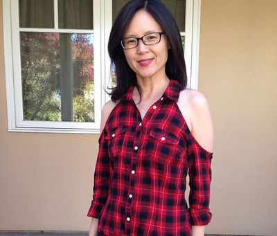 新鲜创意改造格子旧衬衫变流行女装