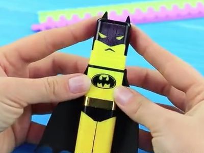 教你如何DIY正义联盟蝙蝠侠荧光笔文具