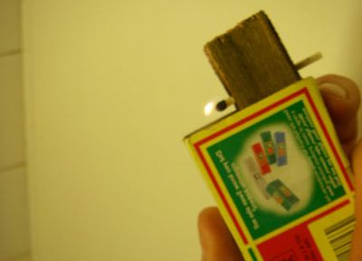 废品改造diy火柴打火机/火柴点火器