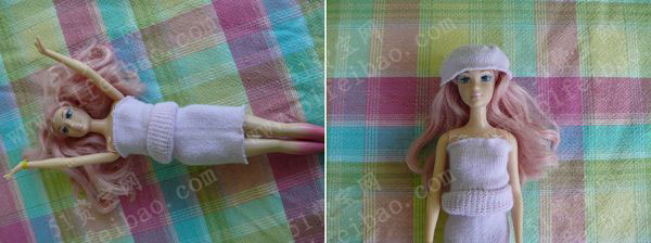 旧袜子<em>DIY</em>给芭比娃娃做合身衣服套装 - 51费宝