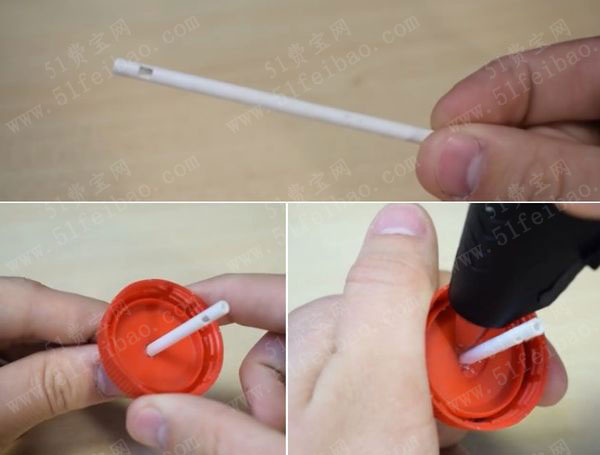 童年玩具塑料瓶盖溜溜球制作方法