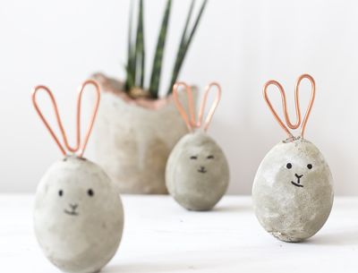如何做复活节水泥鸡蛋小兔摆件