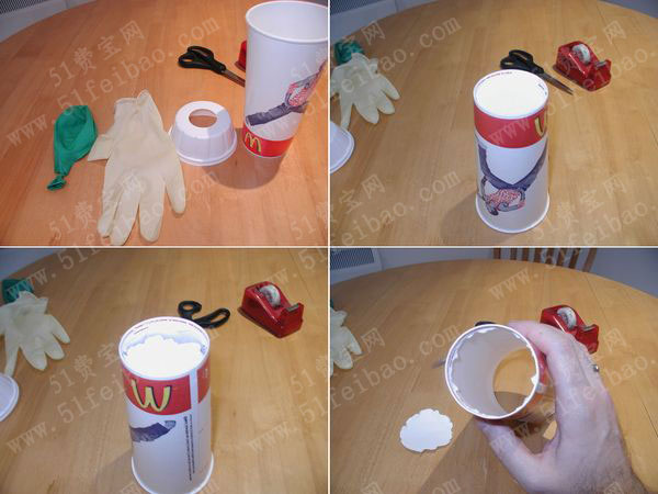 可乐杯怎么做简易空气炮制作方法