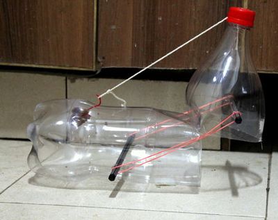 利用可樂瓶手工製作DIY老鼠籠捕鼠器