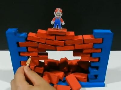 DIY超級瑪莉奧拆牆益智玩具教程