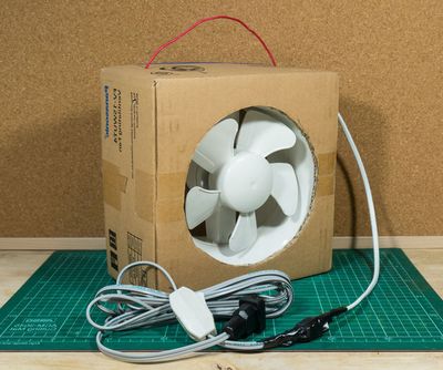 旧排气扇改造做台式电风扇图解教学