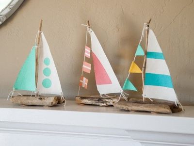怎样制作漂流木手工艺品自制小帆船