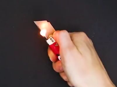 废刀片轻松改变做DIY塑材热熔切割刀