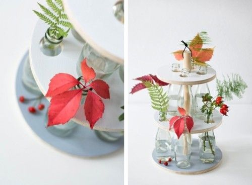 花藝愛好者怎樣做塔式玻璃花瓶插花器