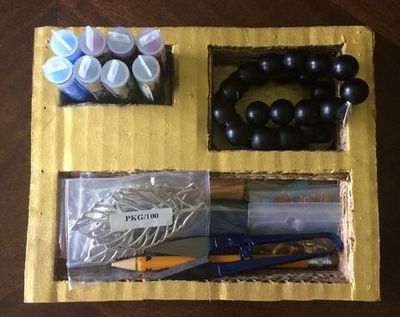 简单的硬纸板收纳盒制作方法
