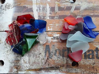 废啤酒瓶快速制作DIY人造海玻璃