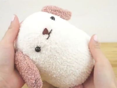 袜子DIY萌萌哒小狗公仔伴偶