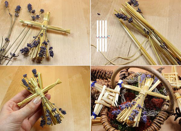 我们有足够的材料来发挥自己的想像                    编手工艺品