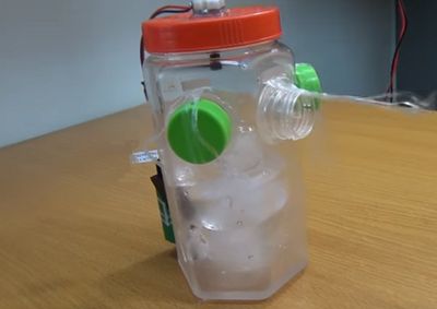 废瓶罐DIY绿色环保空调扇