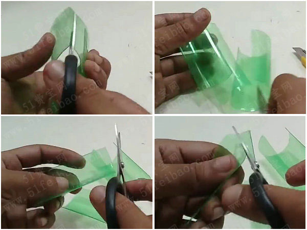 如何改造塑料瓶DIY常青绿萝盆栽