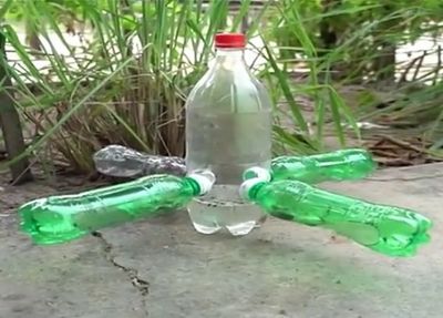 汽水瓶子DIY蚊虫苍蝇诱捕罐