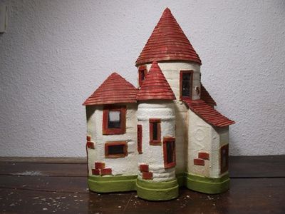 自制房子模型diy小房屋作品系列