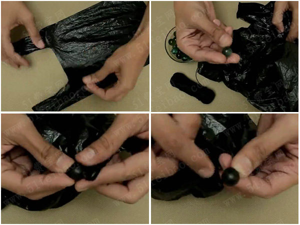 塑料袋葡萄藤DIY的方法教程