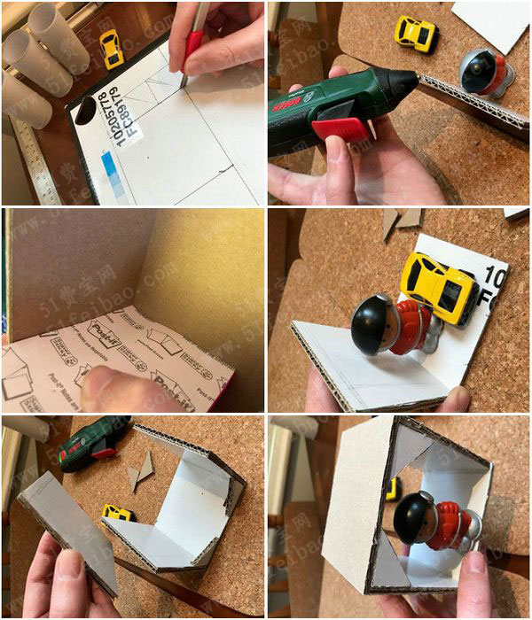 多级航天火箭玩具diy,用废纸箱做的宇航启蒙模型