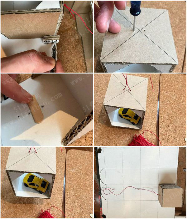 多级航天火箭玩具DIY，用废纸箱做的宇航启蒙模型